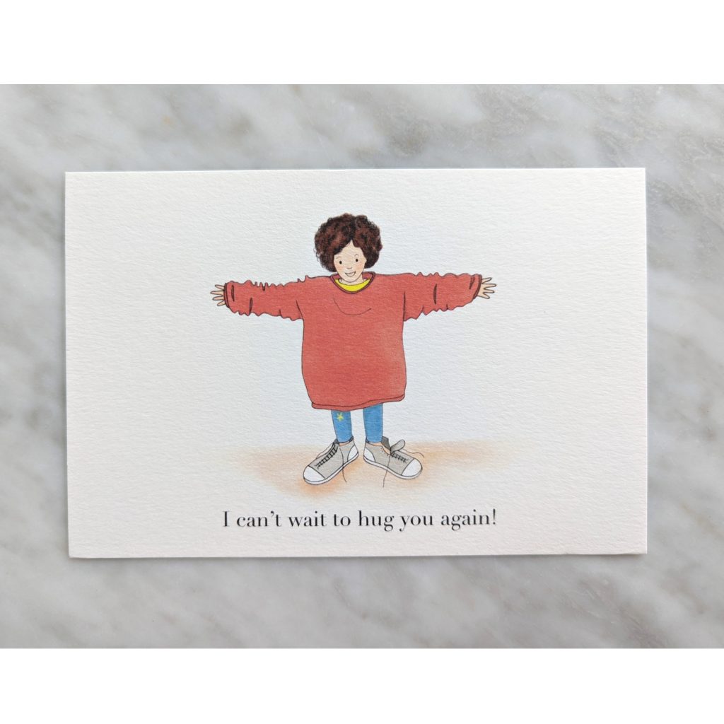 Postcard-Can't wait to hug you again